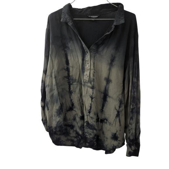 Rock & Republic Ombre Long Sleeve Top - Women's Large - Picture 1 of 5